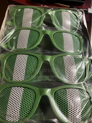 Nigerian Flag Party Sunglasses