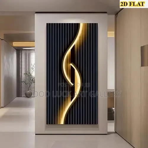 Frameless Modern Abstract