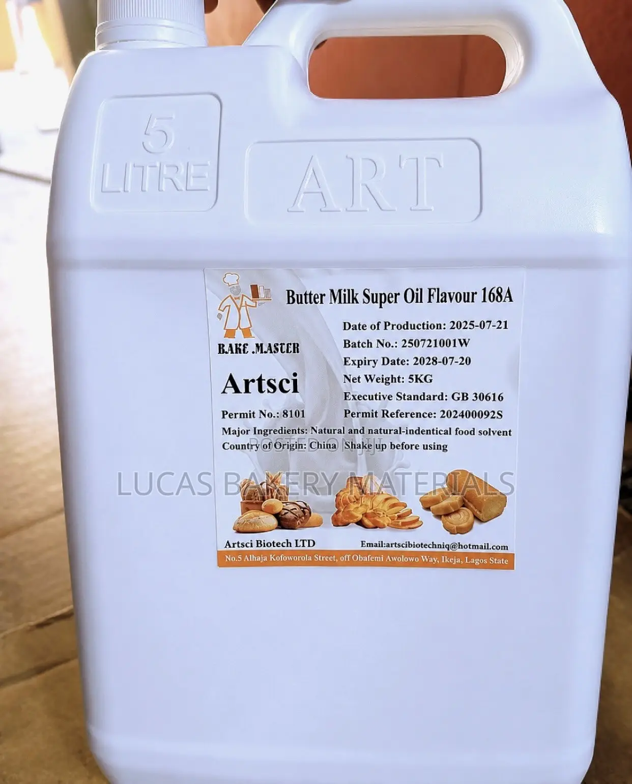 Milk Oil Flavours — Bread Flavours