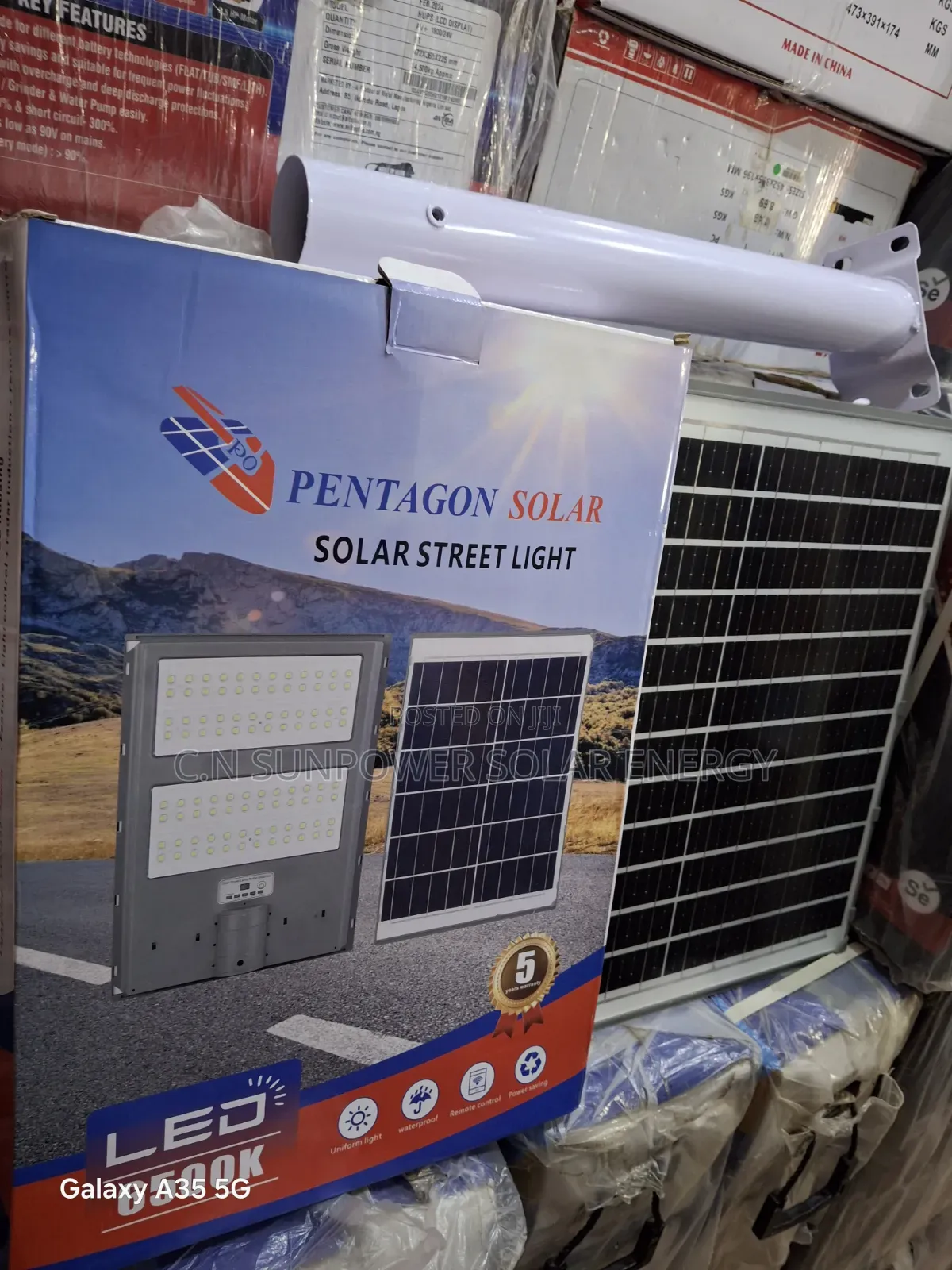 4000W Pentagon Solar Street Light