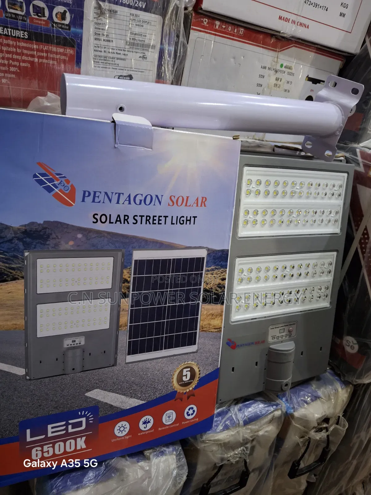 4000W Pentagon Solar Street Light