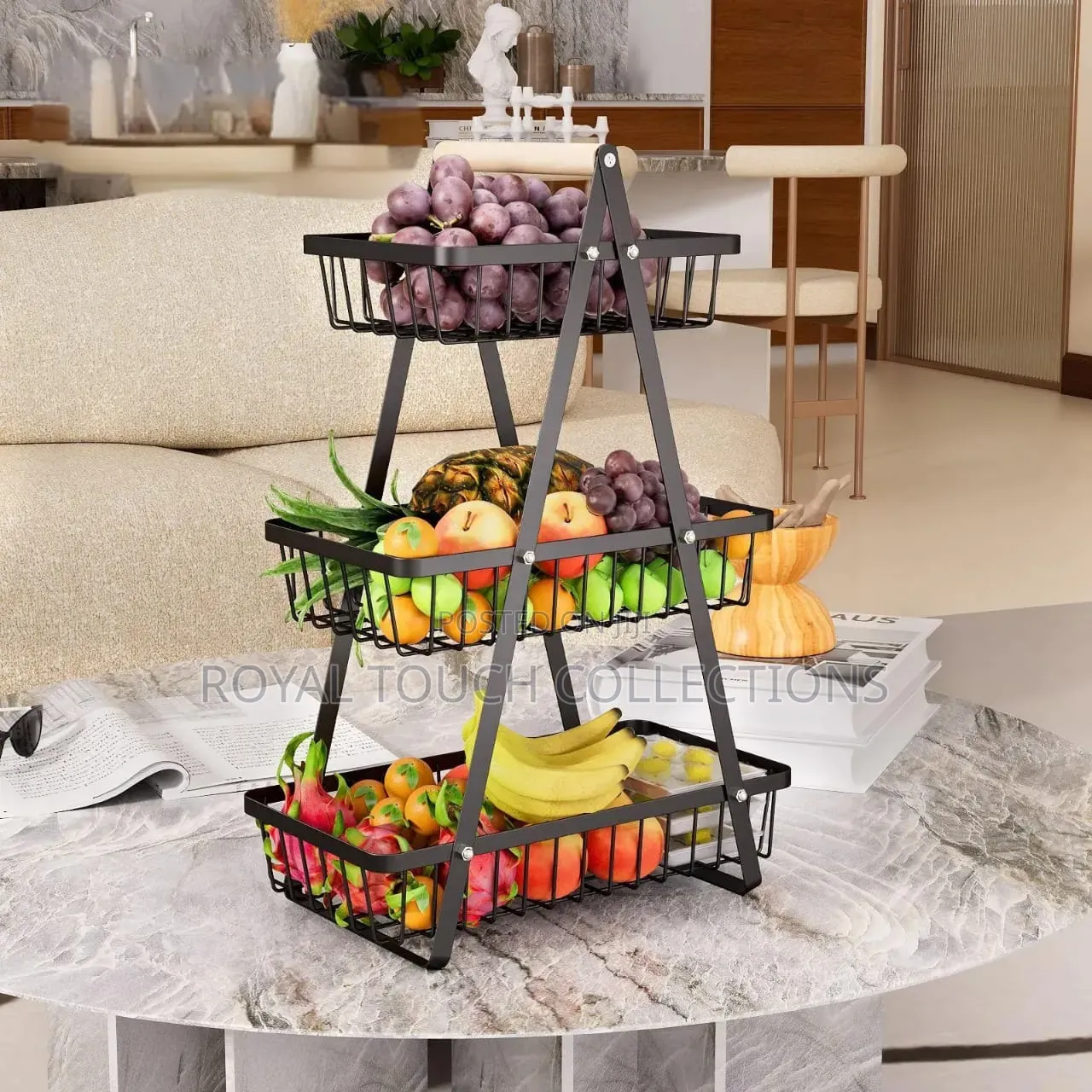 3-Tier Fruit Vegetable Storage Rack