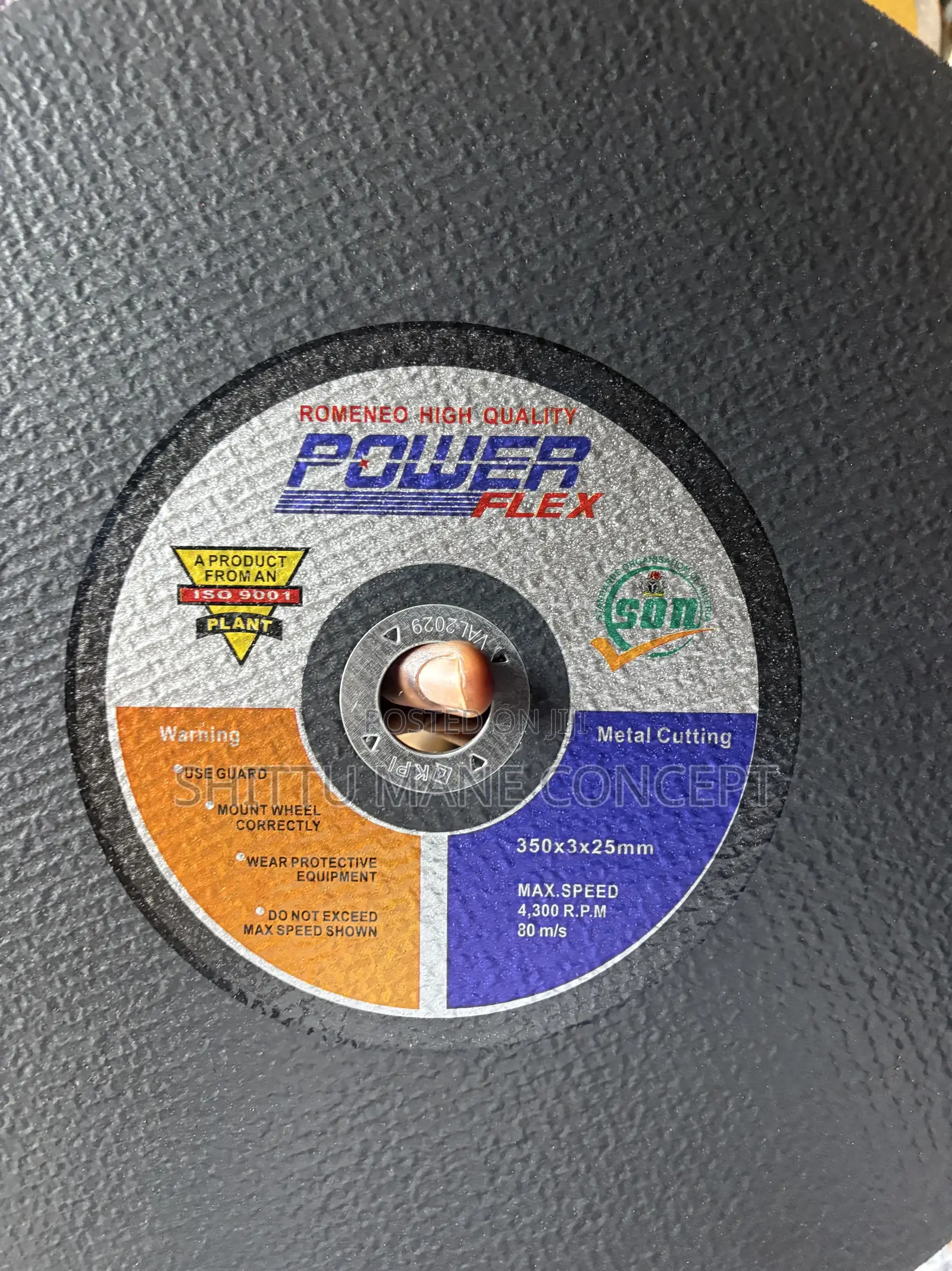 14” Inch Abrasive Cut Off Wheel