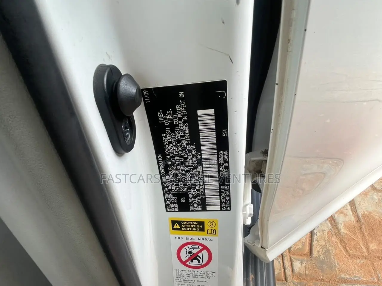 Toyota Highlander Limited 2010 White