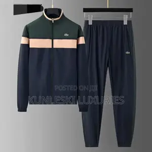 Original Lacoste Polyester Cotton Track Suit
