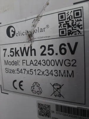 7.5kwh 24v Felicity Lithium Ion Battery
