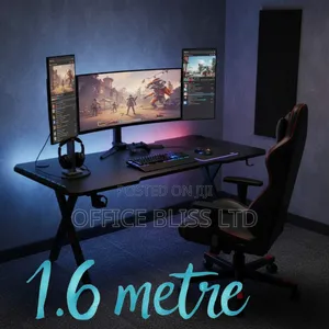 Modern R Shaped RGB Led Lights Gaming/Home/Office Desk