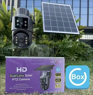 4g/5g Solar PTZ CCTV Camera Dual Lens Full Color