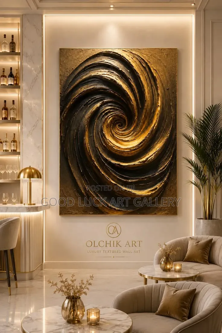 Golden Elegance Wall Art
