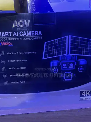 4 Lens Solar Powered Surveillance Cameras