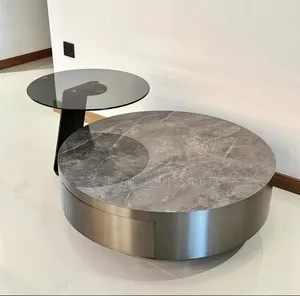 Round Mable Top Center Table