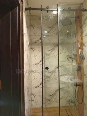 Modern Sliding Glass Cubicle.