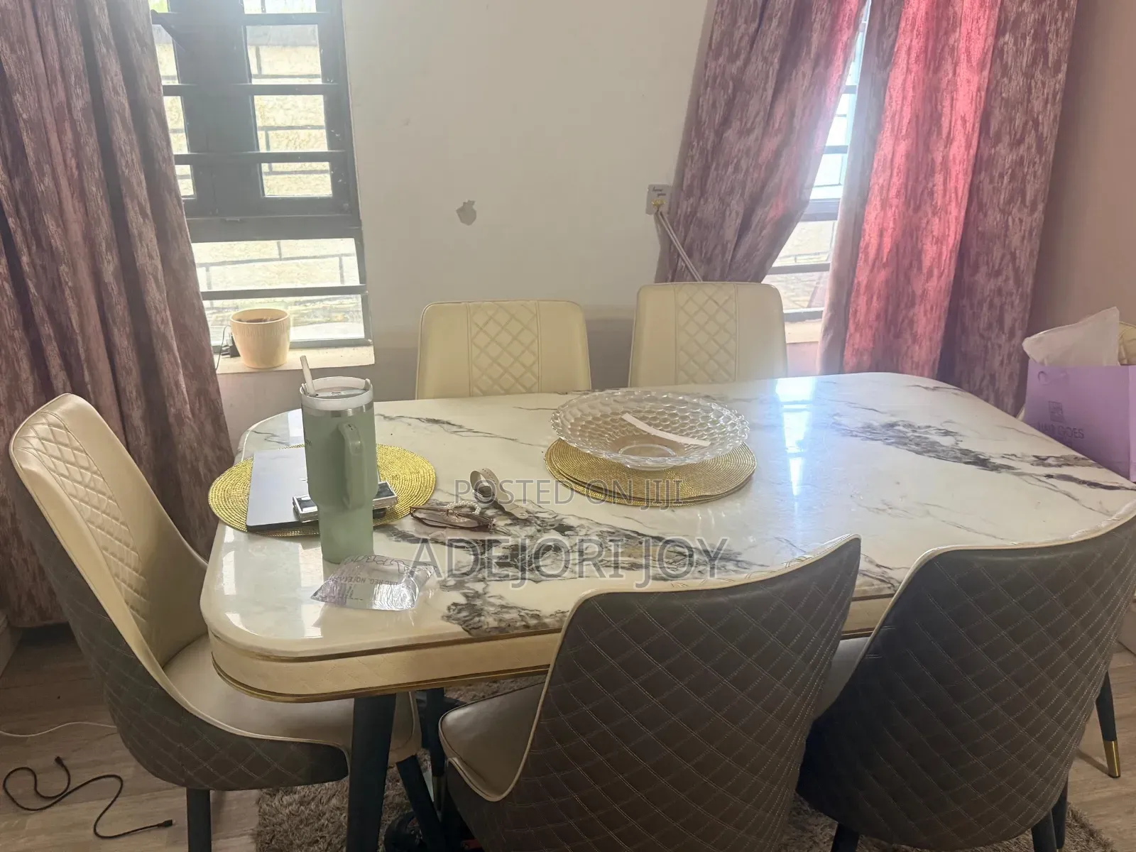 6 Seater Marble Dinning Table