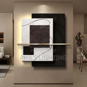 Three-Dimensional LED-lit Sandstone Decorative Painting