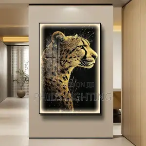 Three-Dimensional LED-lit Sandstone Decorative Painting