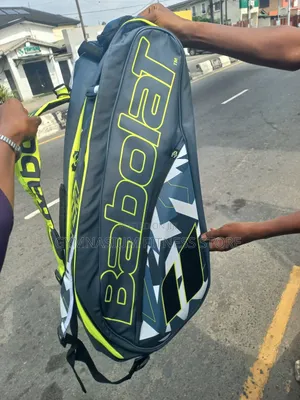 3 Zipper Lemon Green Tennis Bag