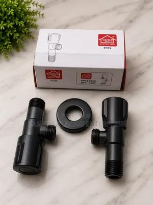 Sweethome Premium Matte Black Angle Valve Set — Elegance Performance