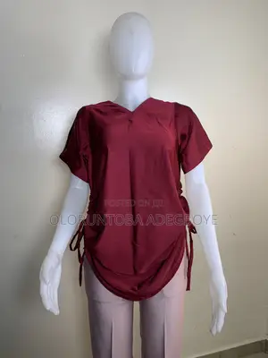 Wine Top and Onion Trouser 2 Piece