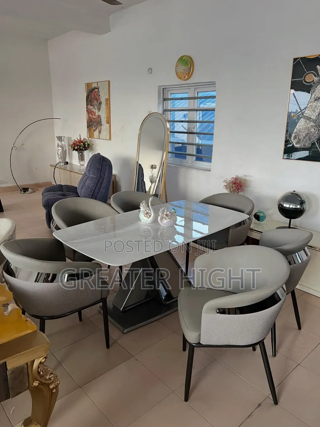Luxury Dining Table Set 6 Seaters