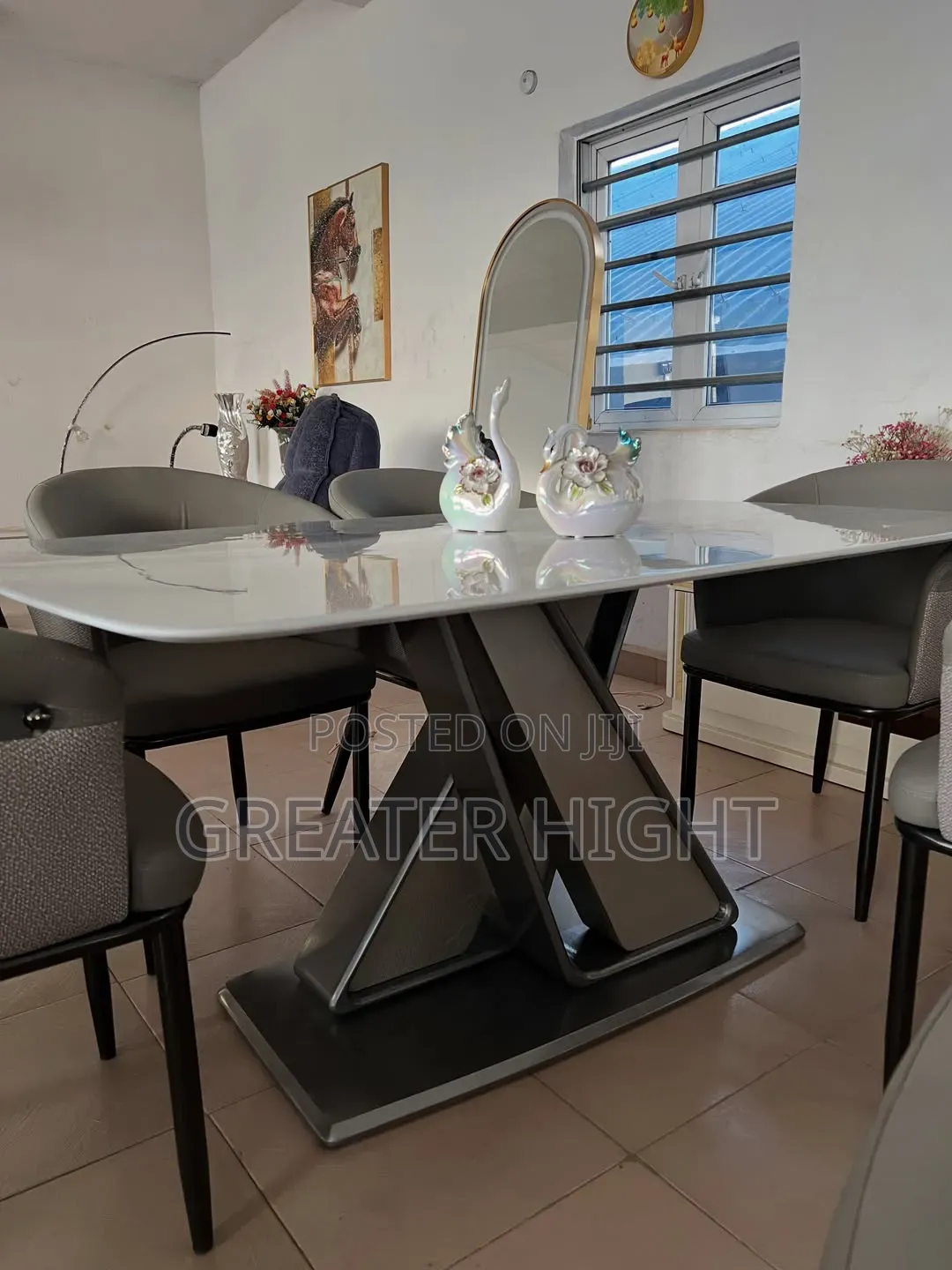 Luxury Dining Table Set 6 Seaters