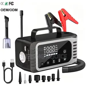 8 in 1 Jump Start, Air Compressor Vacuum Cleaner Blower, Power Bank