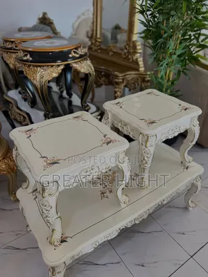 Royal Center Table Set With Sides Stools