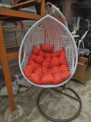 Comfortable Hanging Swing Egg Chair. Indoor and Outdoor