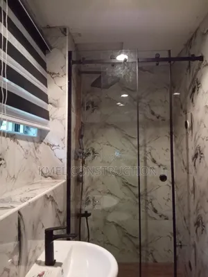 Clear Glass Shower Cubicle Design.
