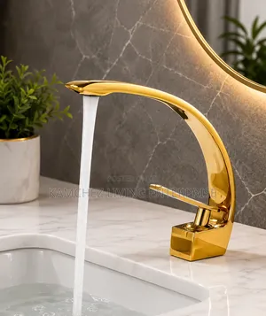 Luxury Gold Basin Mixer Faucet