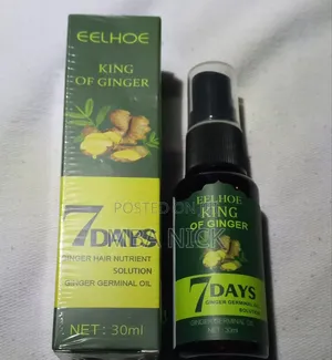 Ginger Hair Oil and Biotin Hair Care Essence, 7-Day Scalp Nourishing