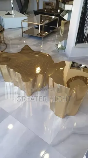 Gold Tree Shape Center Table