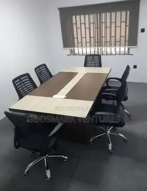 2 Meters Conference Table and 6 Chairs
