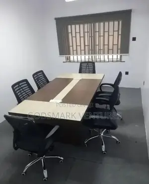 2 Meters Conference Table and 6 Chairs
