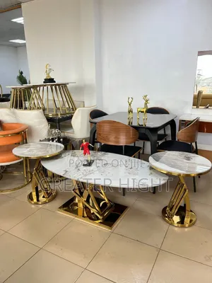Center Table and Sides Stools