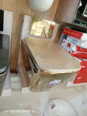 Golden Concealed Water Closet With Complete Accessories and Warranty