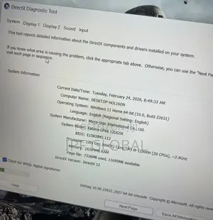 Laptop MSI Katana GF66 16GB Intel Core i9 SSD 1T