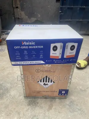 Haisic 4kwh Lithium Battery Paired With 1.5kva Hybrid Inverter