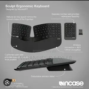 Wireless Split Keyboard Designed by Microsoft
