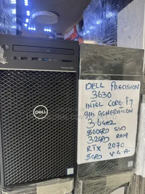 Desktop Computer Dell Precision 3000 32GB Intel Core i7 SSD 750GB