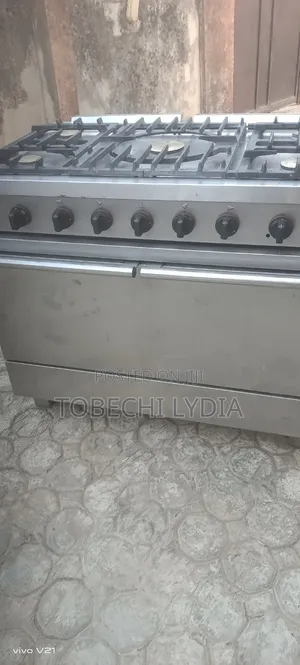 5 Burner Stainless Steel Gas Cooker