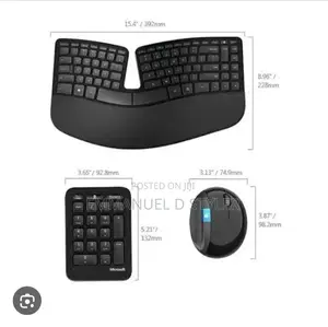 Wireless Split Keyboard Designed by Microsoft