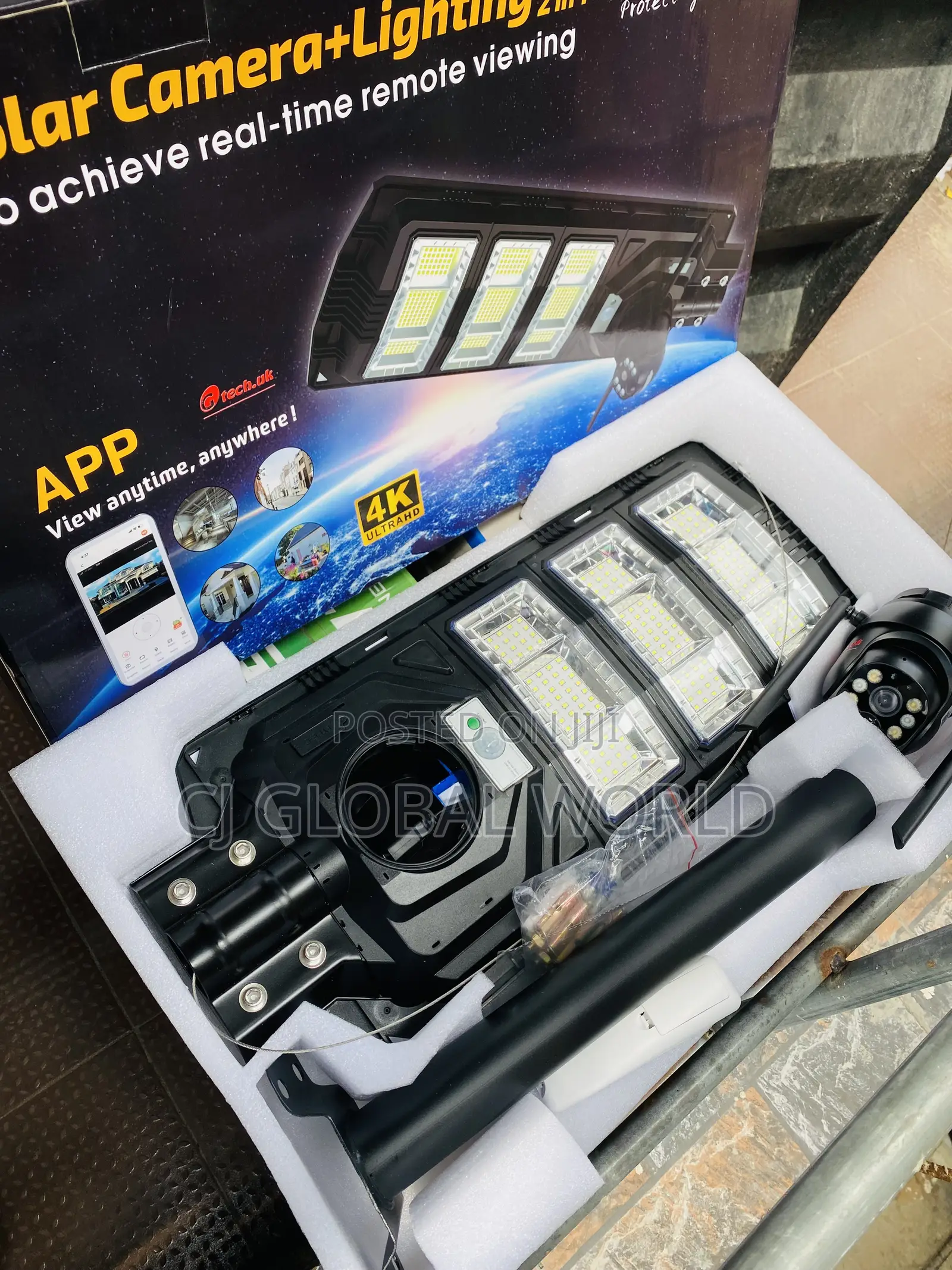 450W Ai Solar Camera+lighting 2in1
