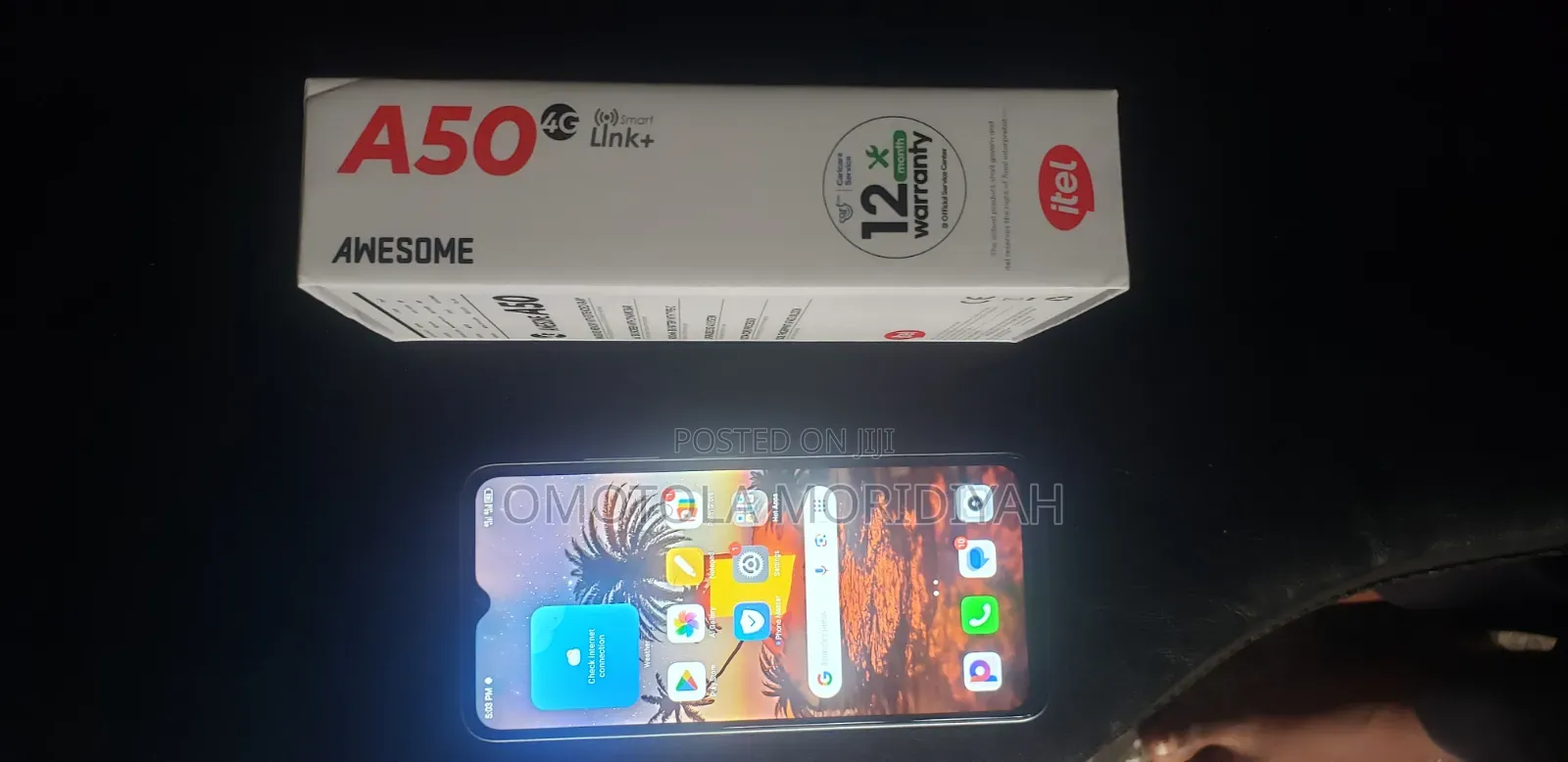New Itel A50 128 GB Black
