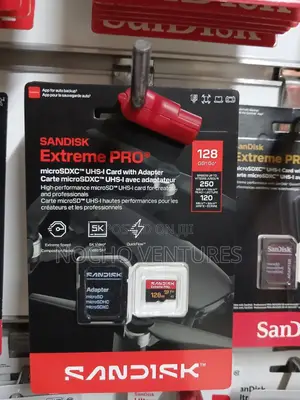 SanDisk 128gb Extreme Pro Memory Card 250mbps