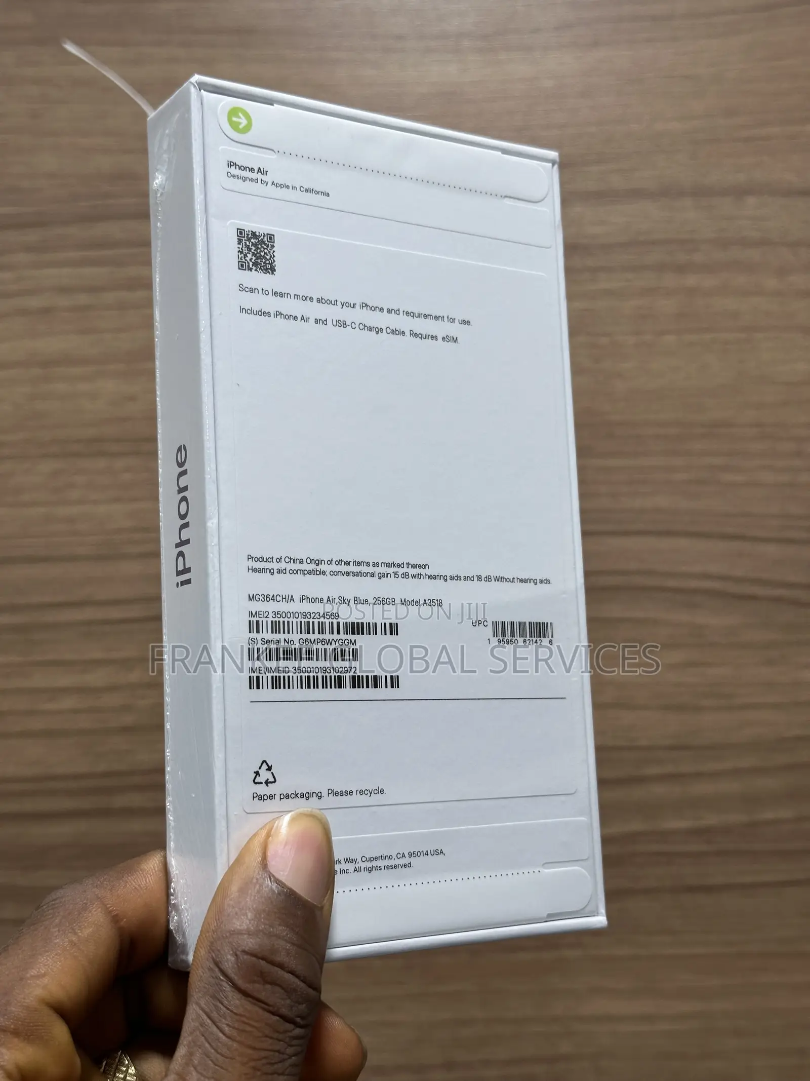 New Apple iPhone 17e 256 GB Blue