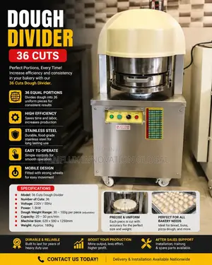 36 Cuts Dough Divider – Commercial Bakery Equipment