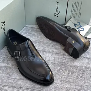 Corporate Shoes With Buckle Strap | Laceless Men Shoes