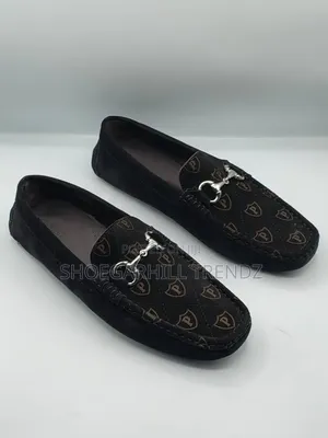 Perrone Calzature Leather Suede Drivers Men Shoes