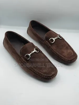 Perrone Calzature Leather Suede Drivers Men Shoes