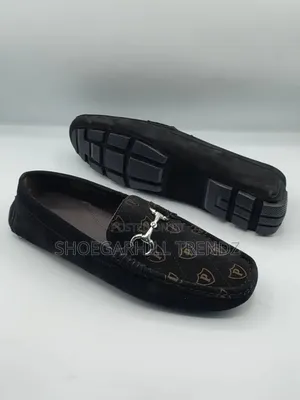 Perrone Calzature Leather Suede Drivers Men Shoes